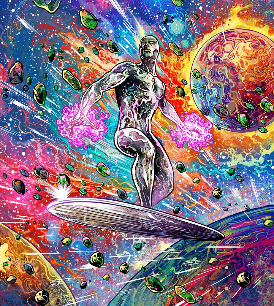 Silver Surfer Cosmic Flight