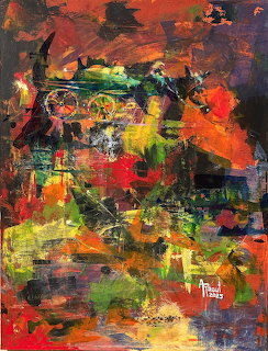 Abstract Expressionist Painting