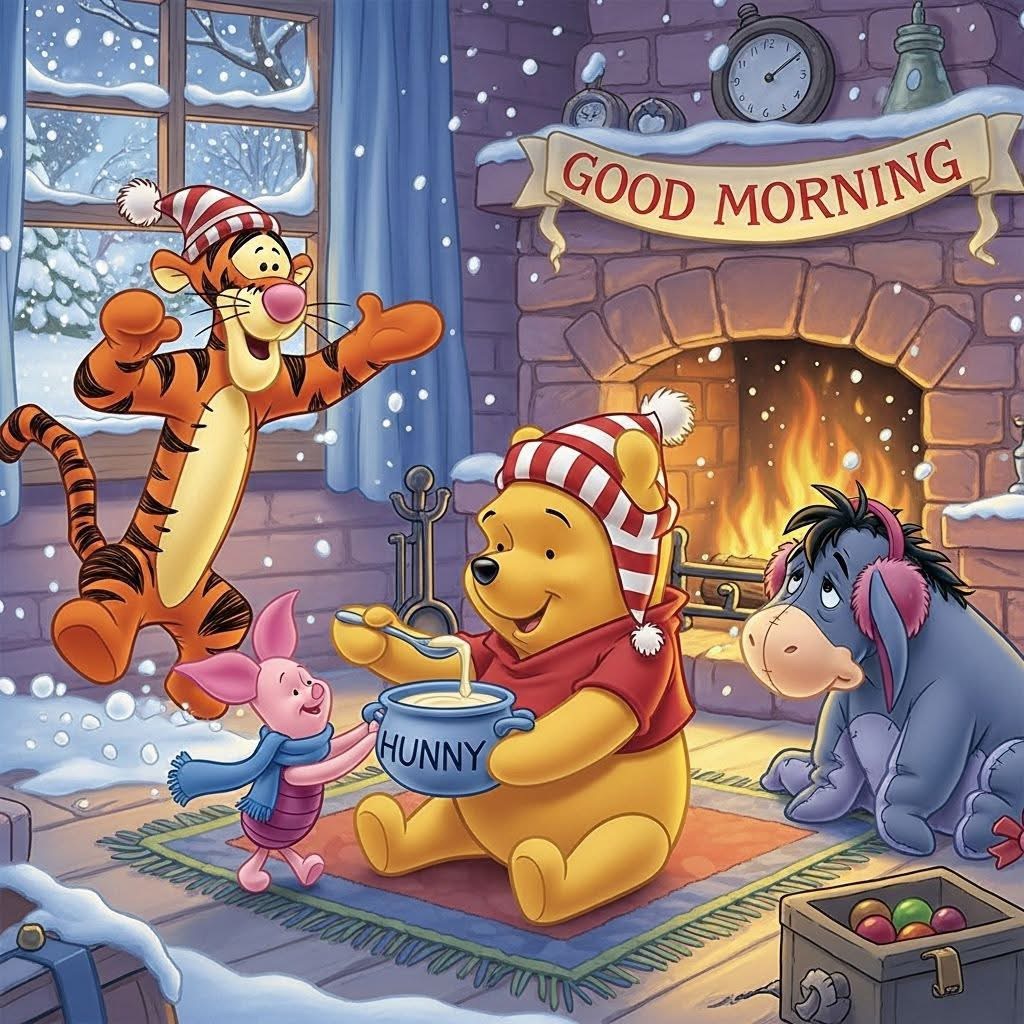 Winnie the Pooh Christmas Morning