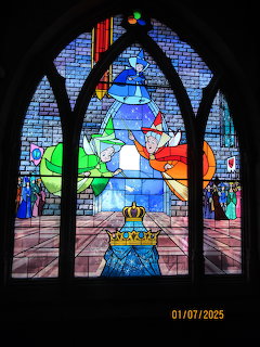 Sleeping Beauty Stained Glass Window