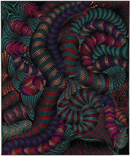 Swirly Dotted Pattern Art