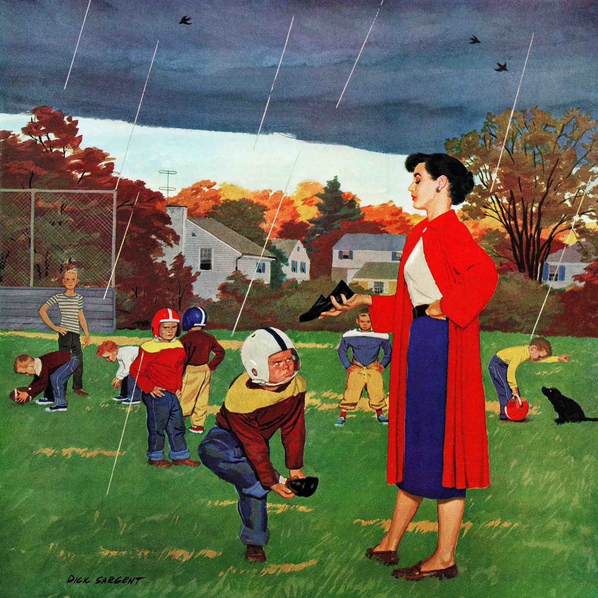 Woman Watching Meteor Shower