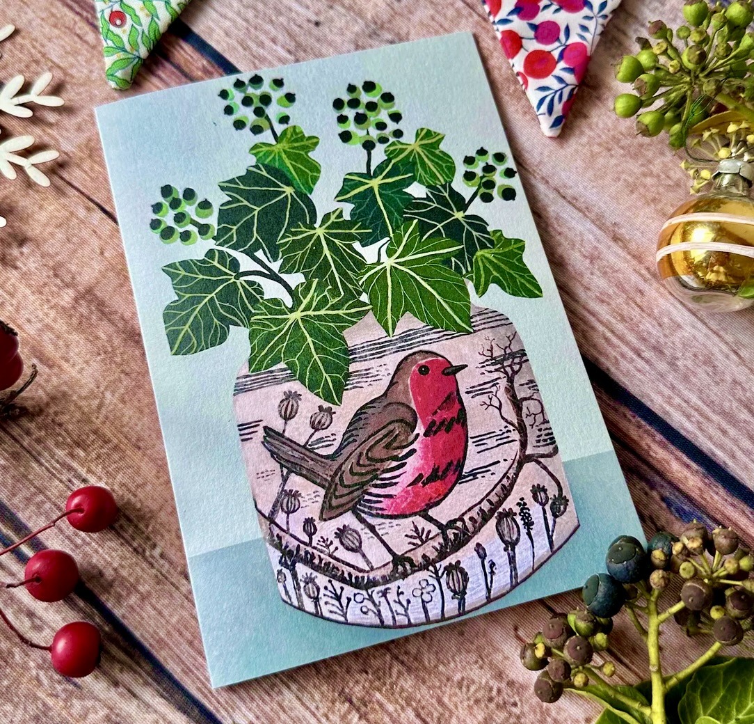Robin Holiday Card