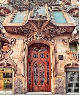 Art Nouveau Building Entrance