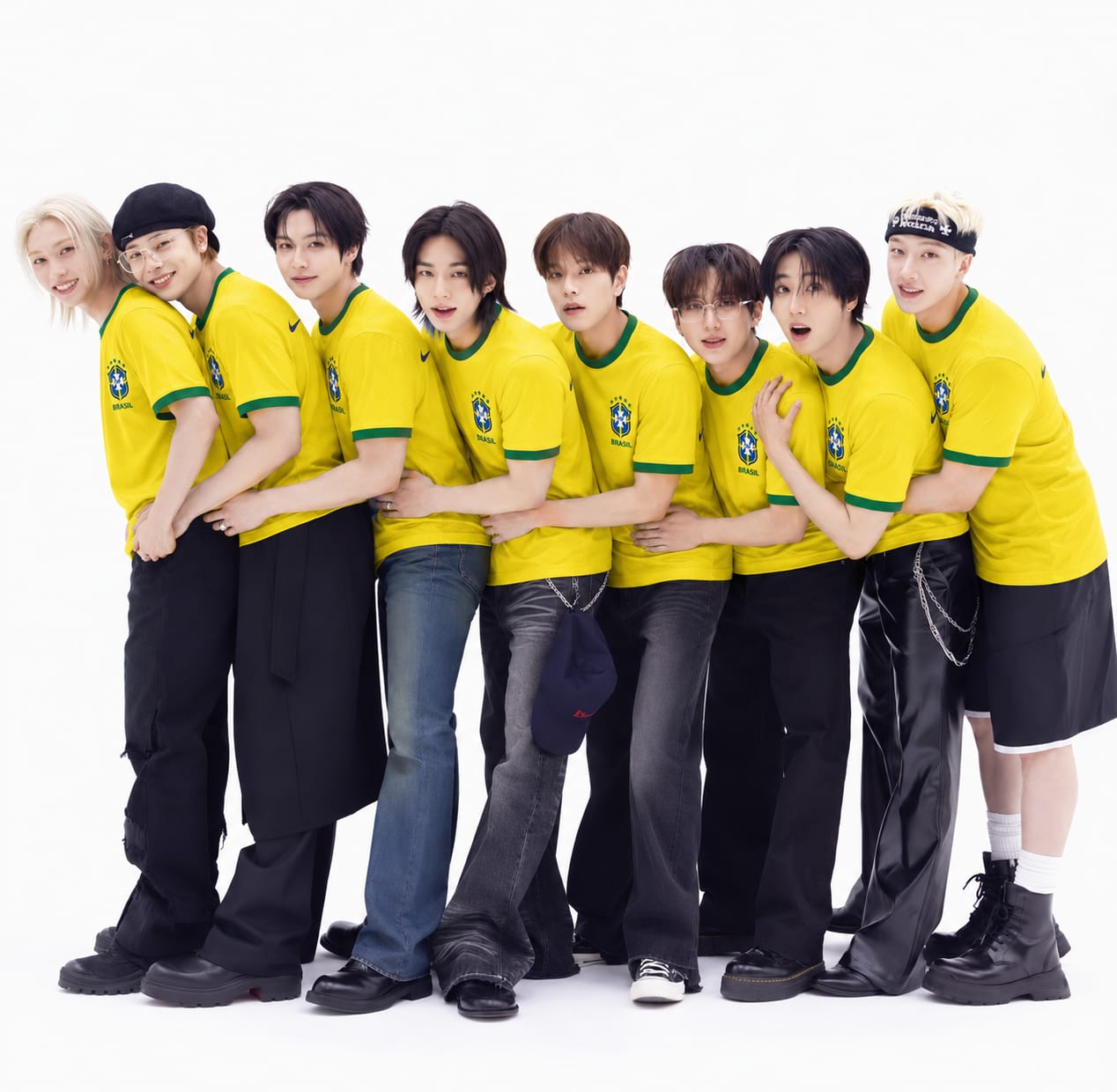 Seven Men in Yellow