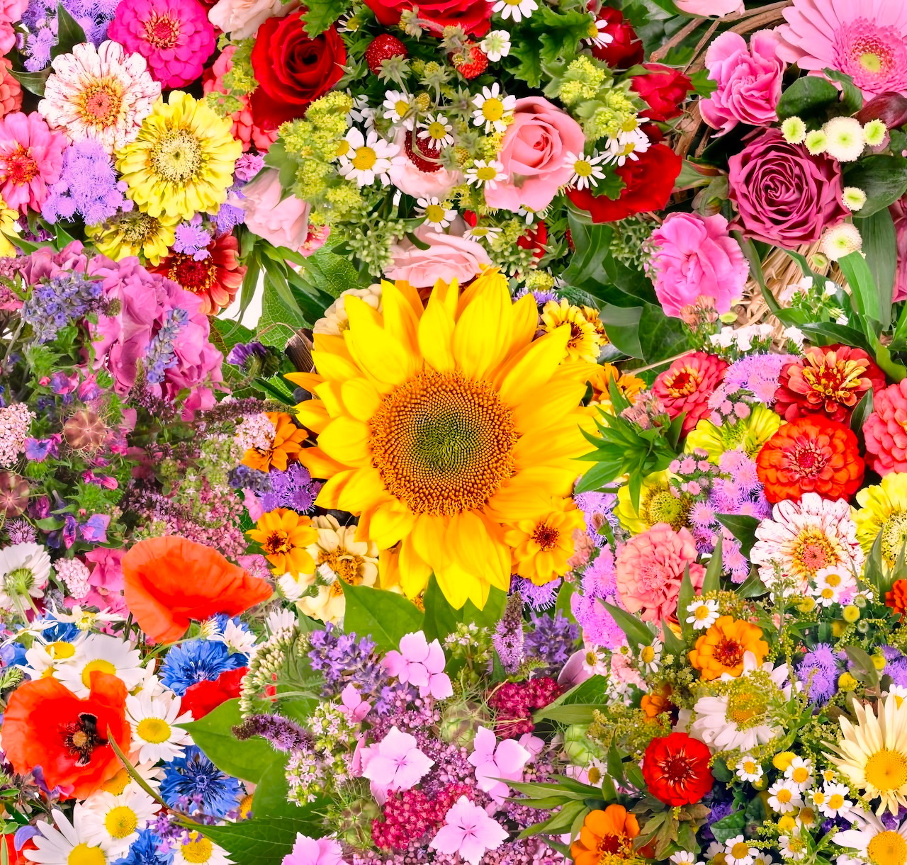 Vibrant Summer Flower Bouquet