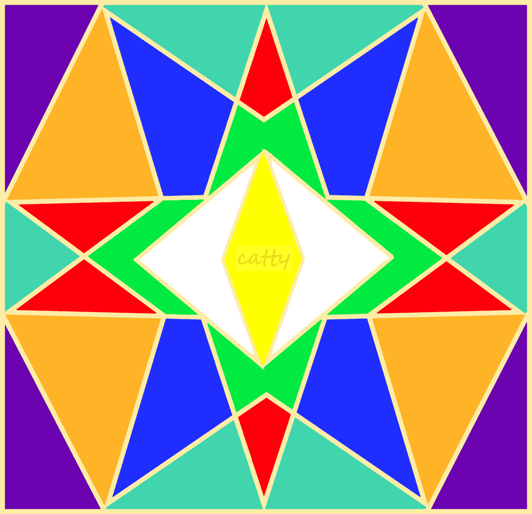 Geometric Star Mandala Pattern