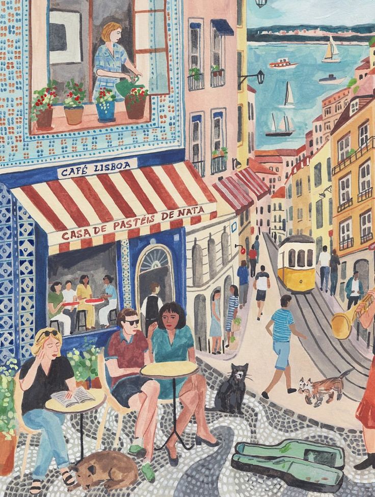 Lisbon Street Scene