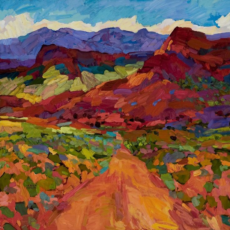 Colorful Desert Road