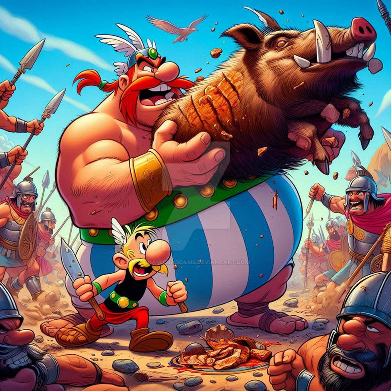 Asterix and Obelix