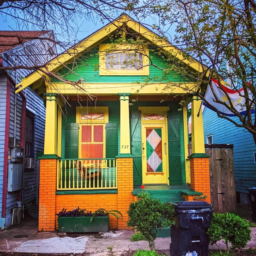 Colorful Green House