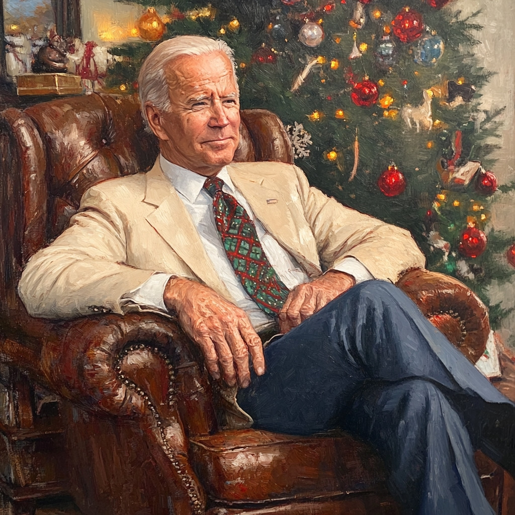 Joe Biden at Xmas