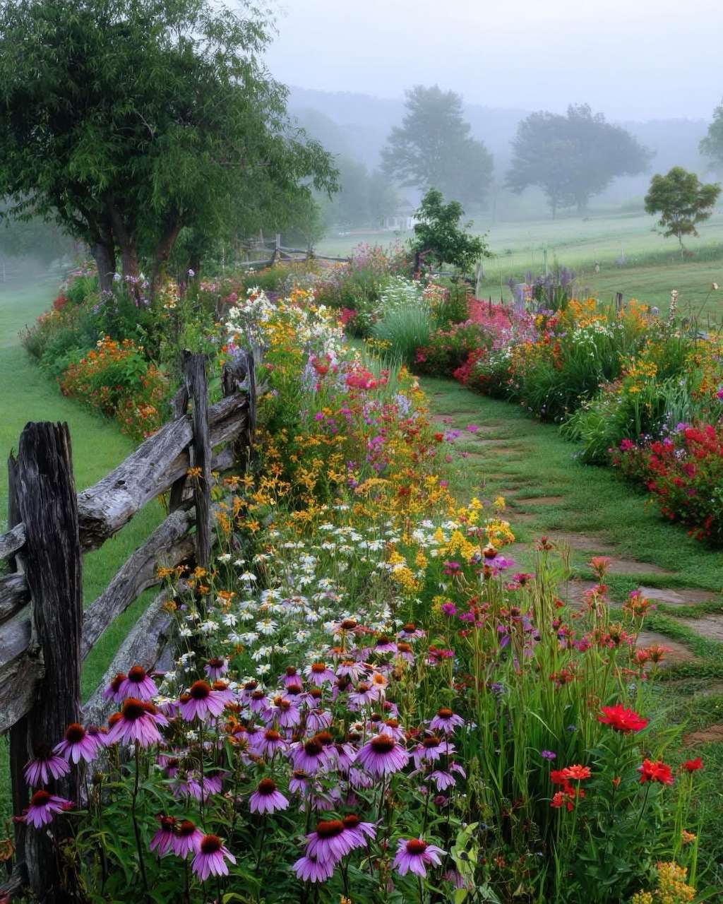 Garden Path in Bloom