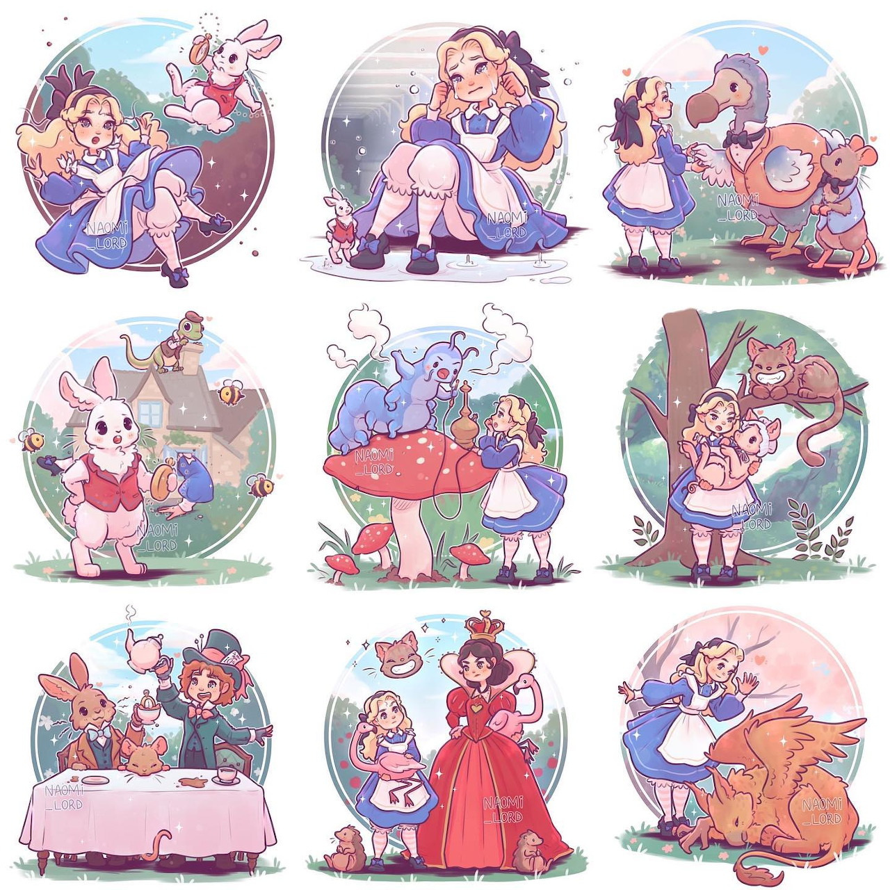 Alice in Wonderland Illustrations