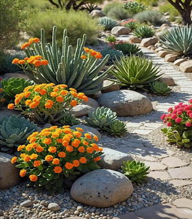 Desert Garden Stone Path