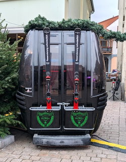 Christmas Market Ski Lift Gondola