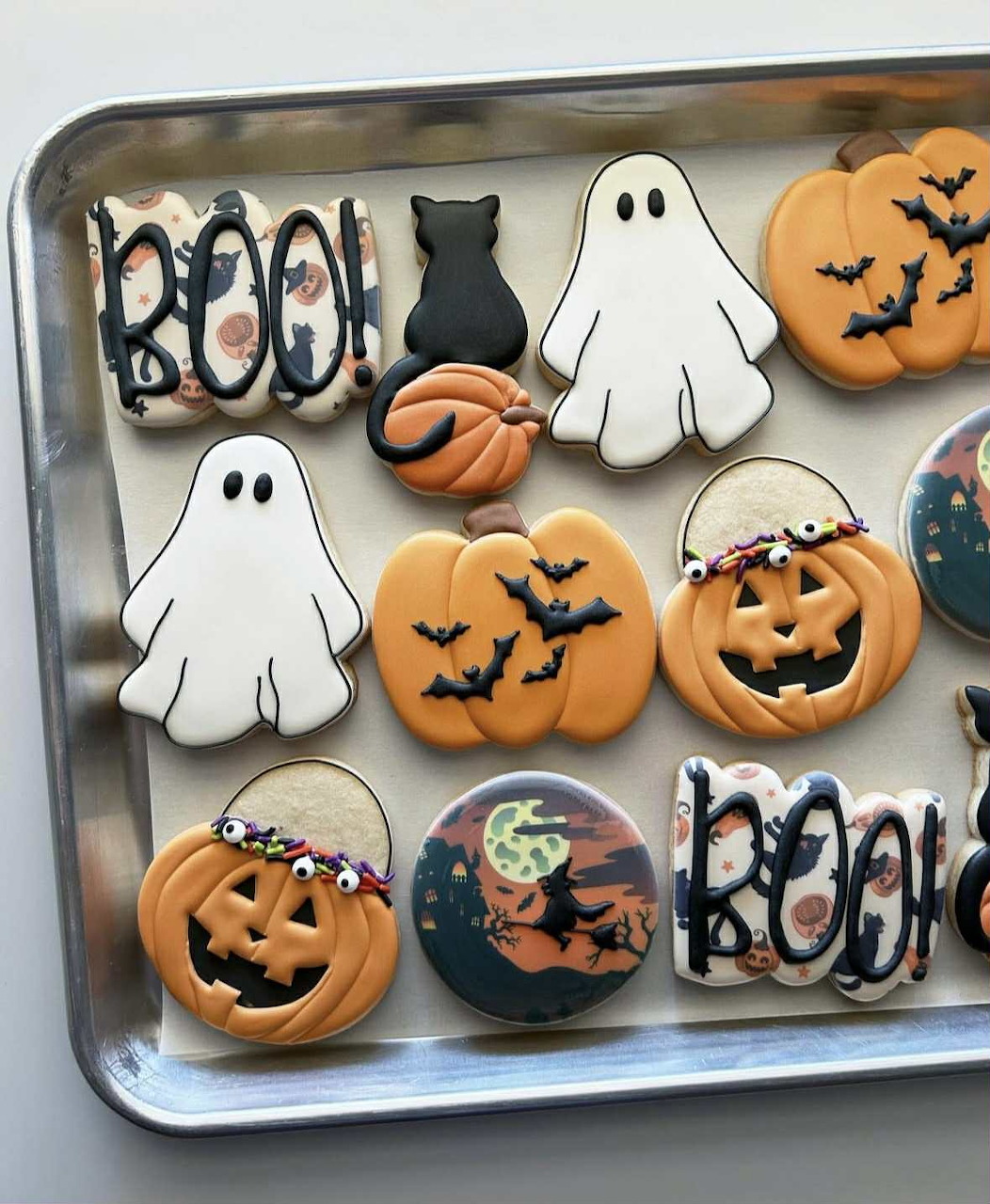 BOO Halloween Cookies