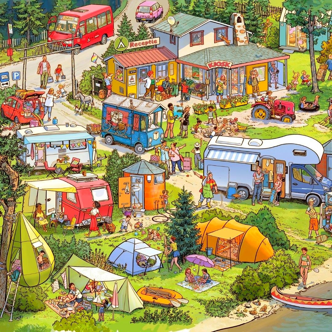 Cartoon Campsite