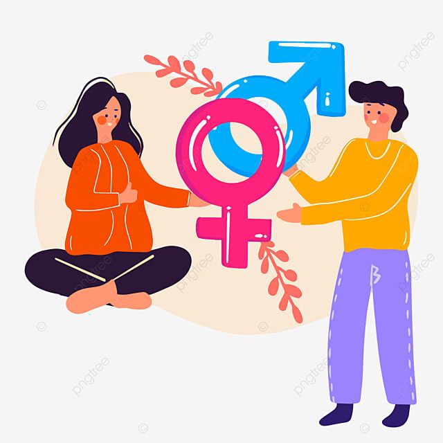 Gender Symbols Cartoon