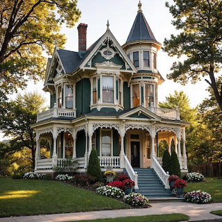 Victorian House with Turret