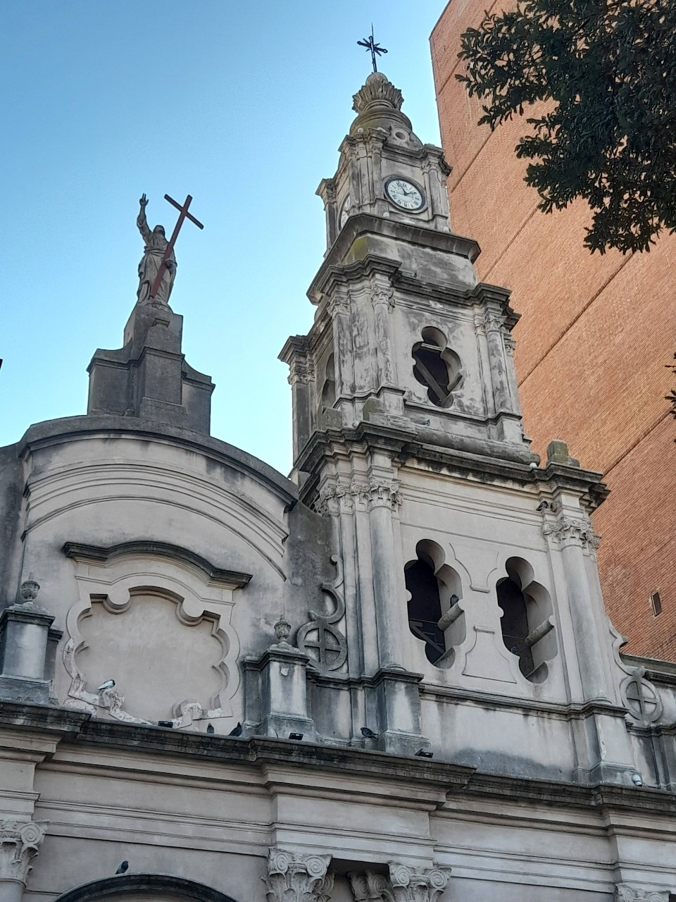 Ornate cathedral domes with decorative rooftops