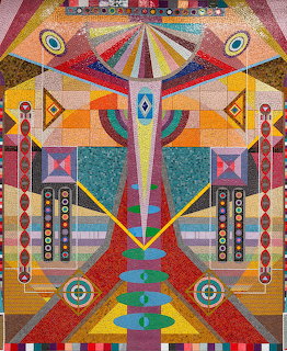 Colorful Abstract Mosaic Art