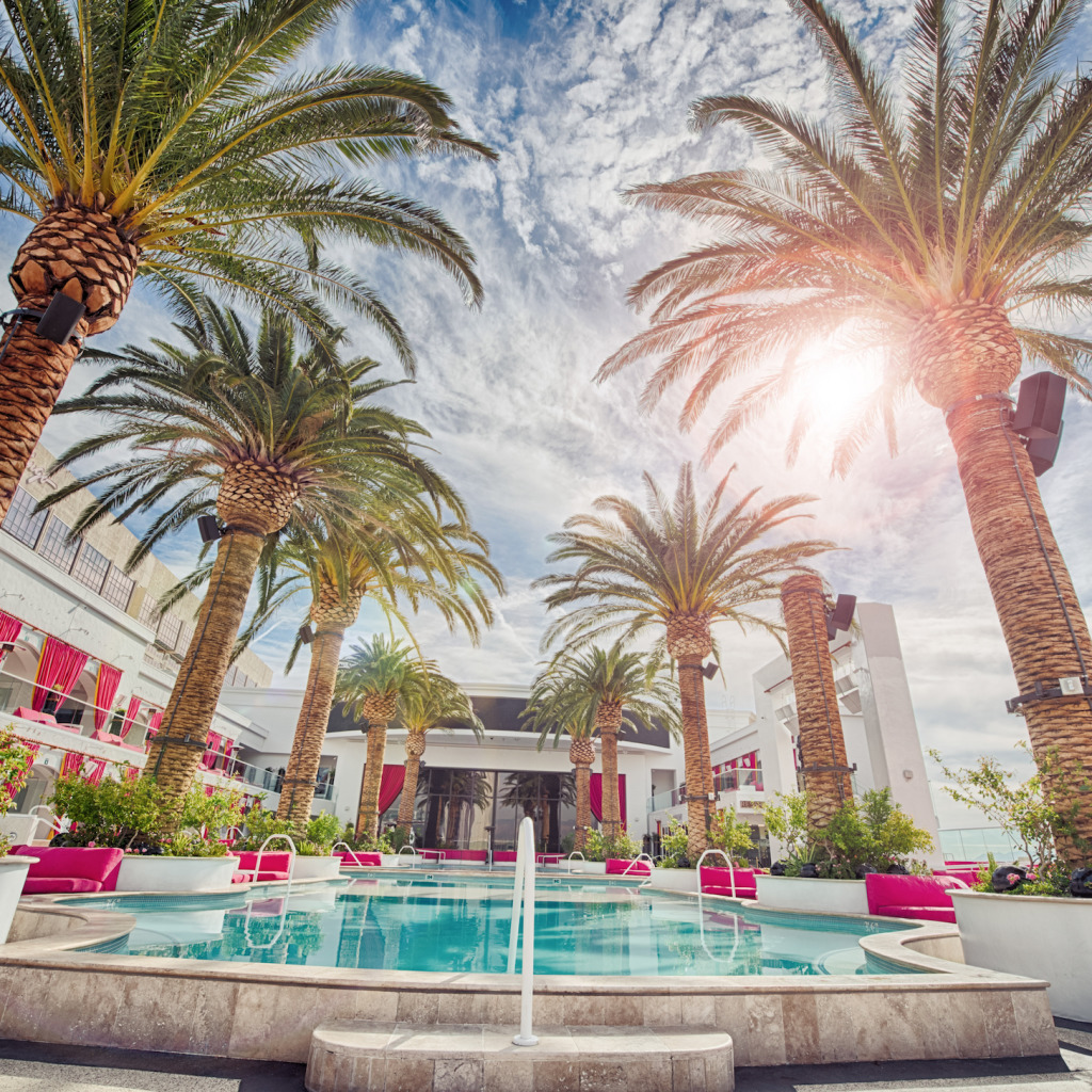 Palm Courtyard Fountain