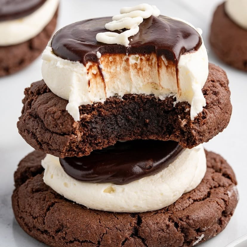 Chocolate Marshmallow Cookies