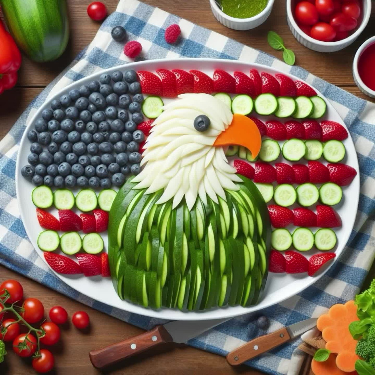 Eagle Flag Fruit Platter