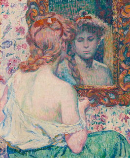 Théo van Rysselberghe Woman in Mirror