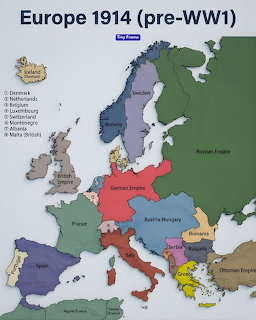 Europe1914 Pre-W1 Map