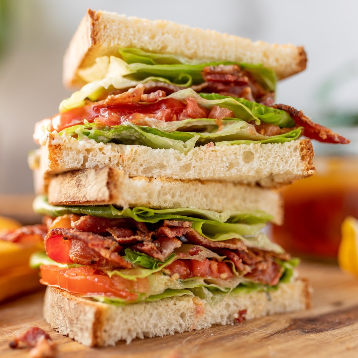 Bacon Lettuce Tomato Sandwich