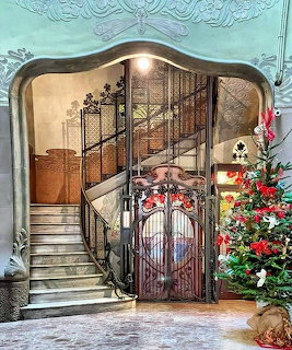 Art Nouveau Staircase Interior