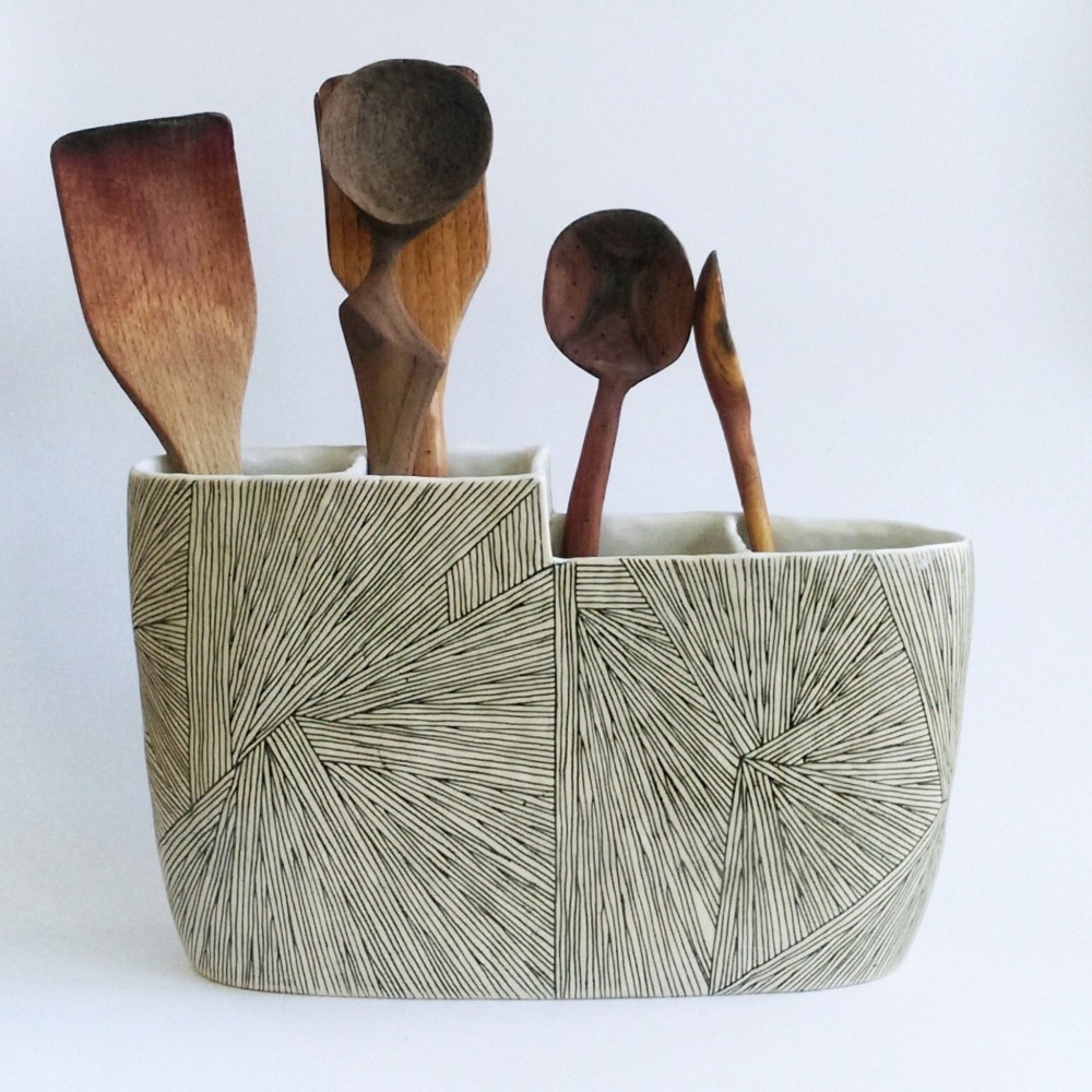 Ceramic Utensil Holder