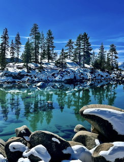 Lake Tahoe Winter Shore
