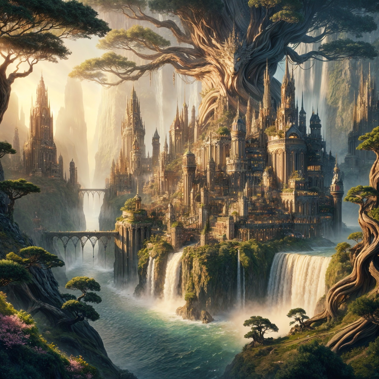 Fantasy Dragon Castle