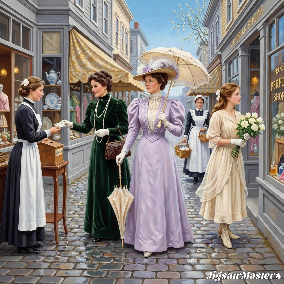 Edwardian Street Ladies