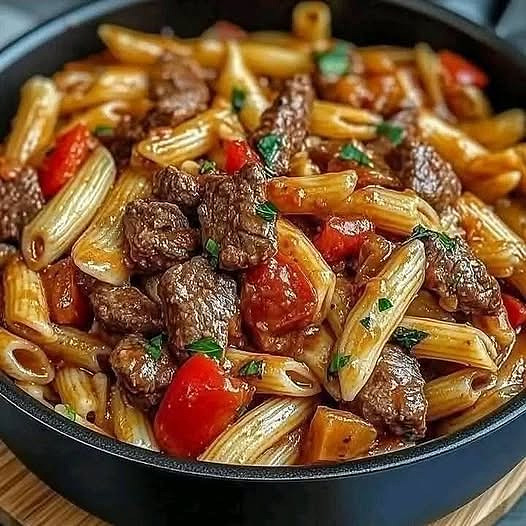 Beef Pasta Skillet