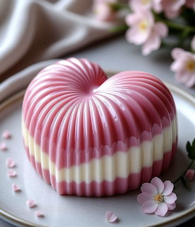 Ripple Heart Cake