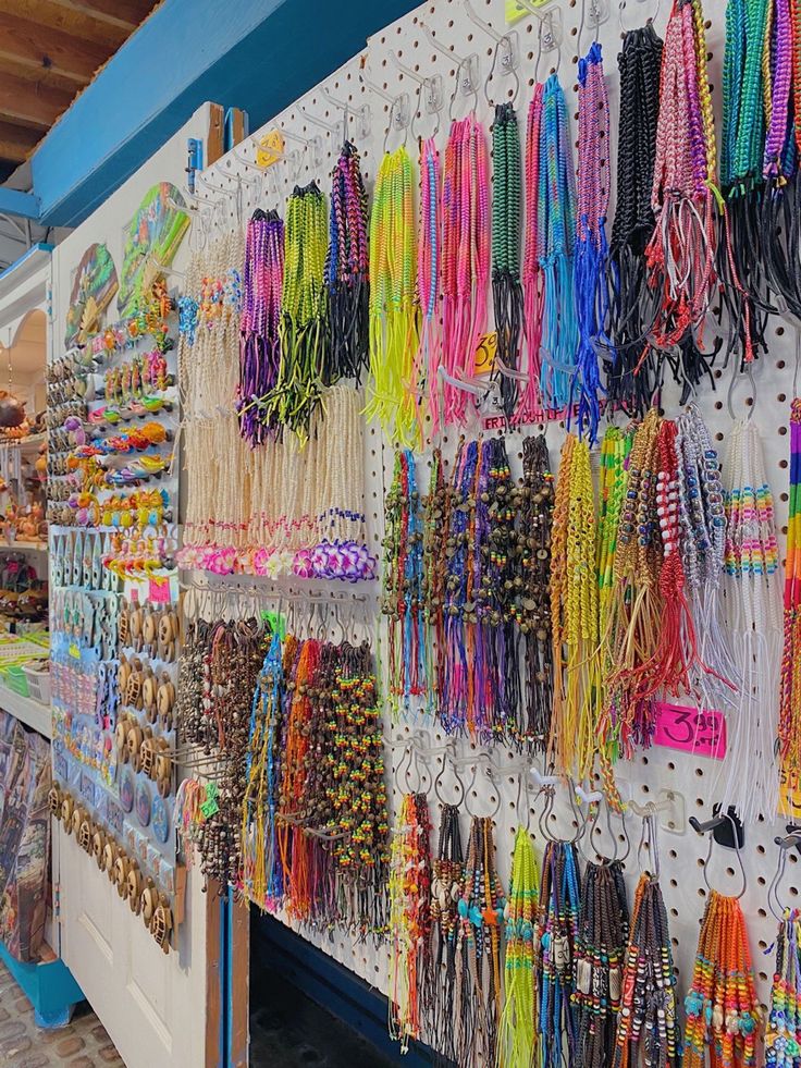 Colorful Jewelry Market Stand