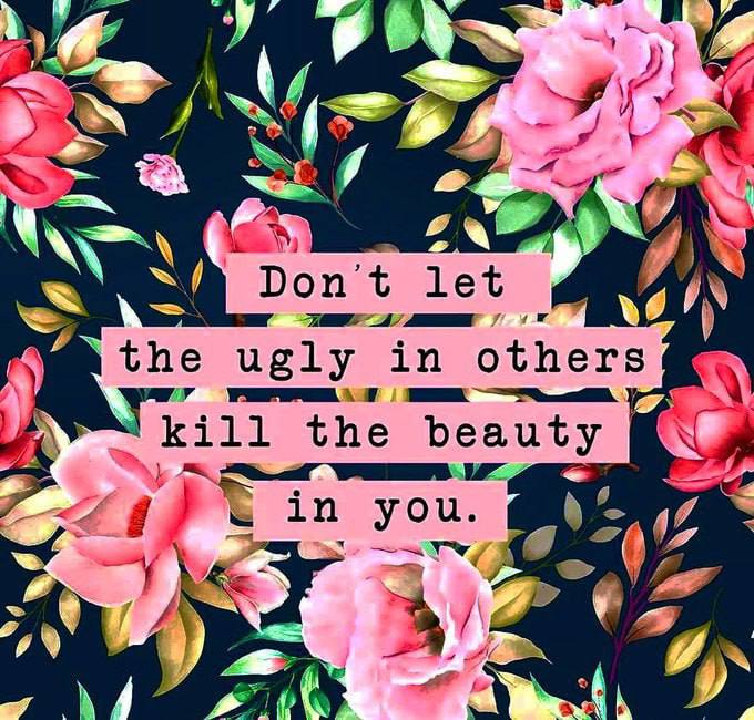 Floral Motivational Quote