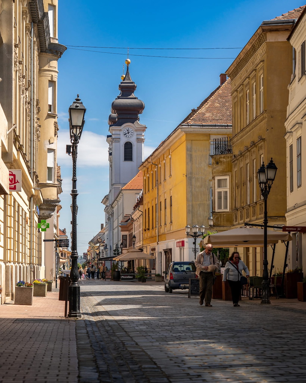 Győr Historic Street View