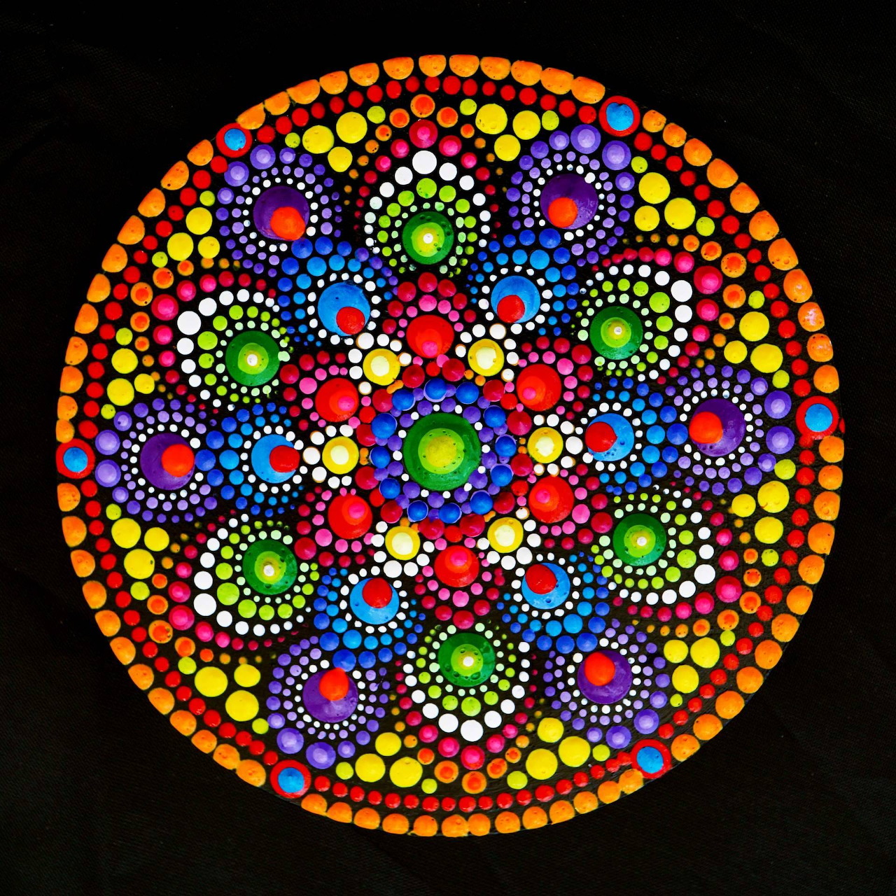 Colorful Dot Mandala