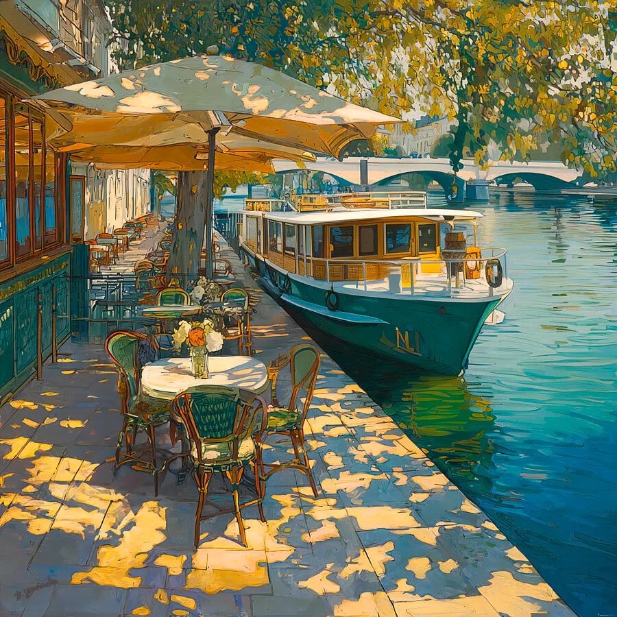 Riverside Café and Boat