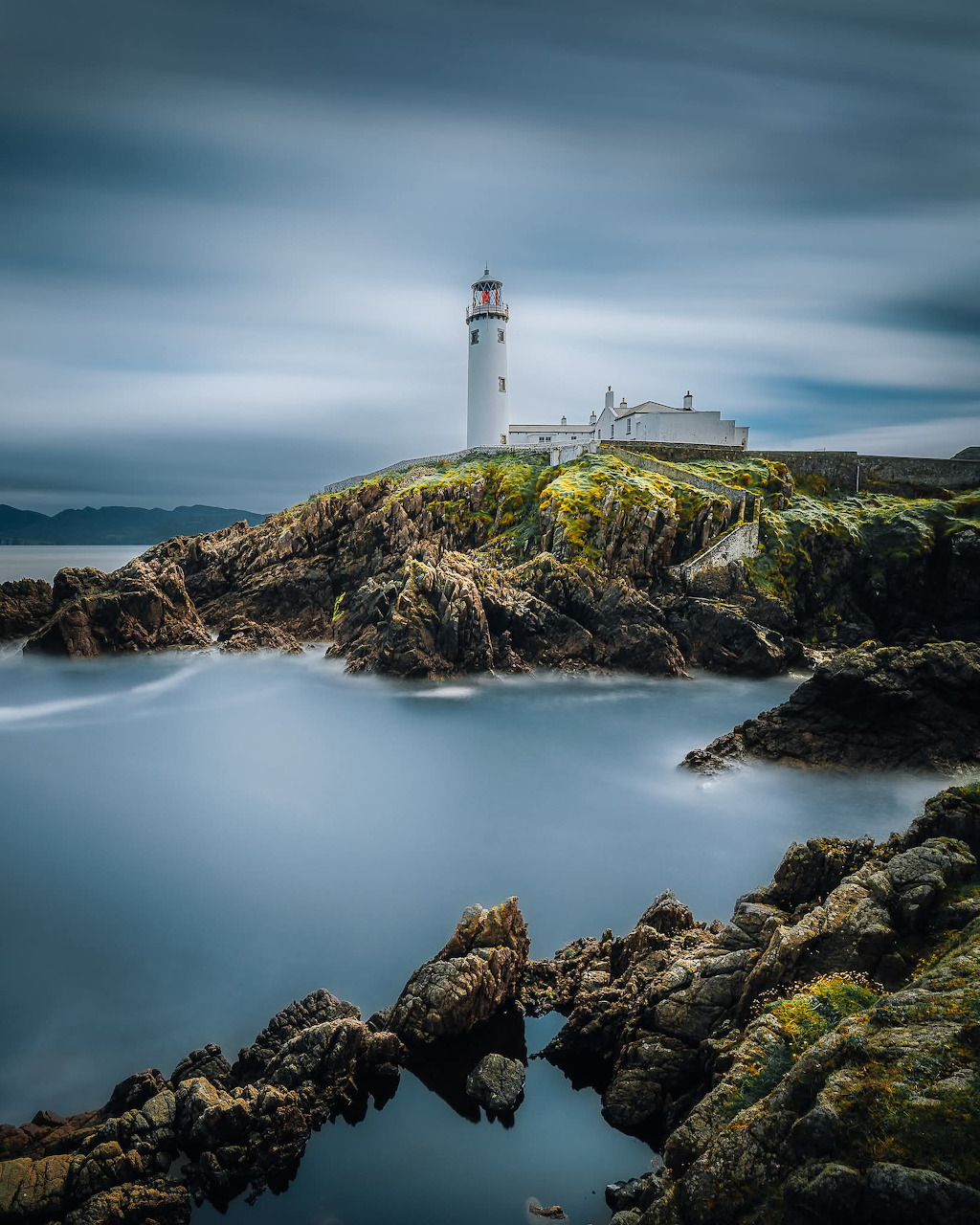 Coastal Lighthouse Rocky Shore