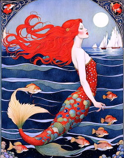 Art Nouveau Mermaid