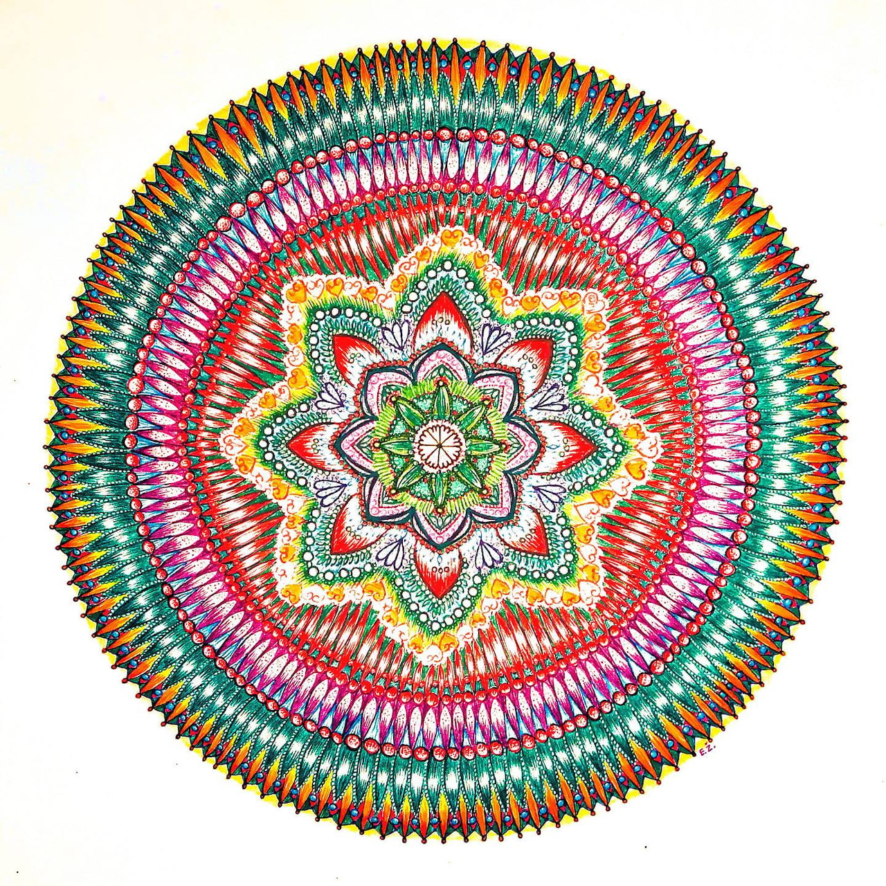 Colorful Mandala Pattern Design