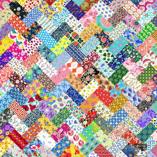 Colorful Patchwork Quilt Pattern