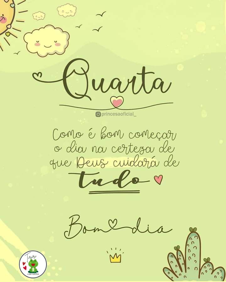 Hand-lettered Portuguese weekday quote with decorative doodles on pale yellow background