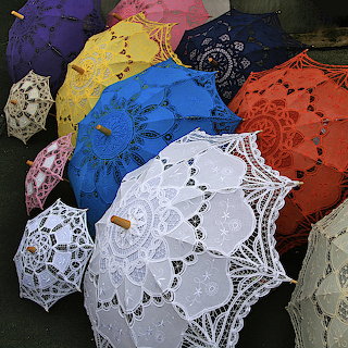 Colorful Lace Umbrellas